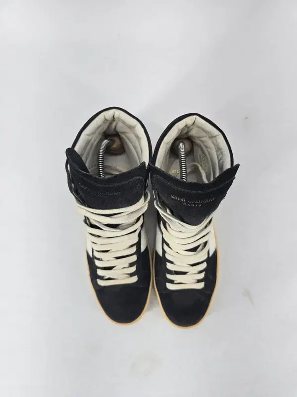 37) SAINT LAURENT 생로랑 하이탑 스웨이드 스니커즈 상품이미지3