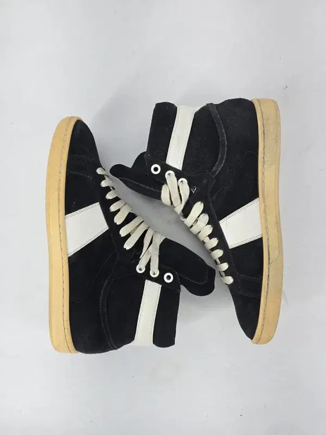 37) SAINT LAURENT 생로랑 하이탑 스웨이드 스니커즈 상품이미지4