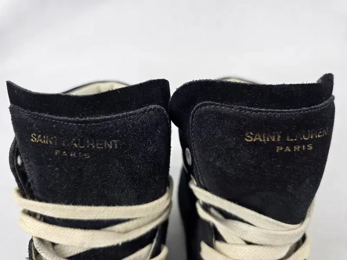 37) SAINT LAURENT 생로랑 하이탑 스웨이드 스니커즈 상품이미지6