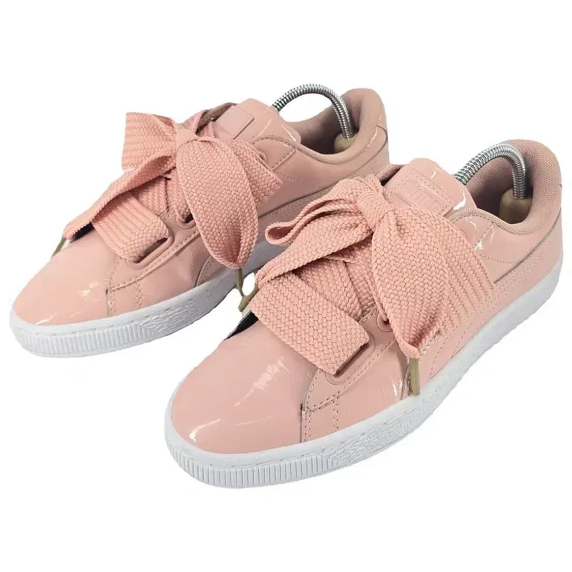 240) PUMA 푸마 바스켓 하트 페이턴트 핑크 상품이미지1