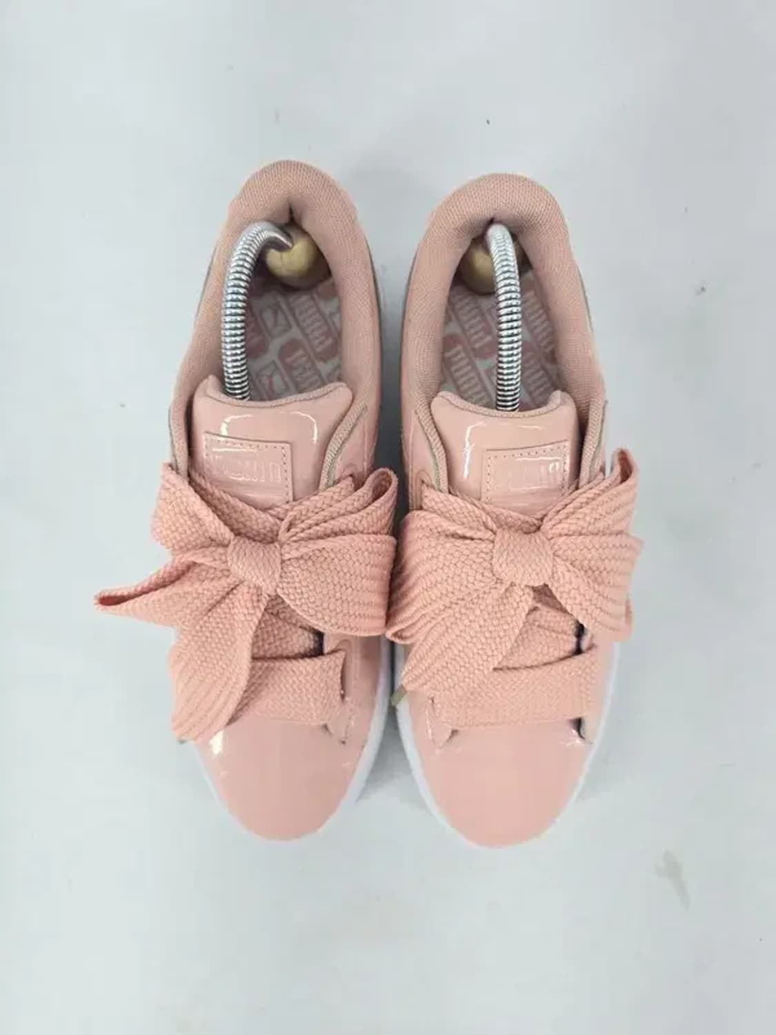 240) PUMA 푸마 바스켓 하트 페이턴트 핑크 상품이미지3