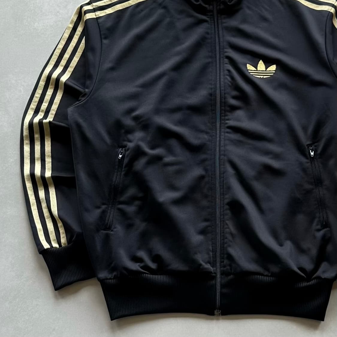 [L]아디다스 구형 파이어버드 검골 골드 트랙탑 져지 상품이미지3