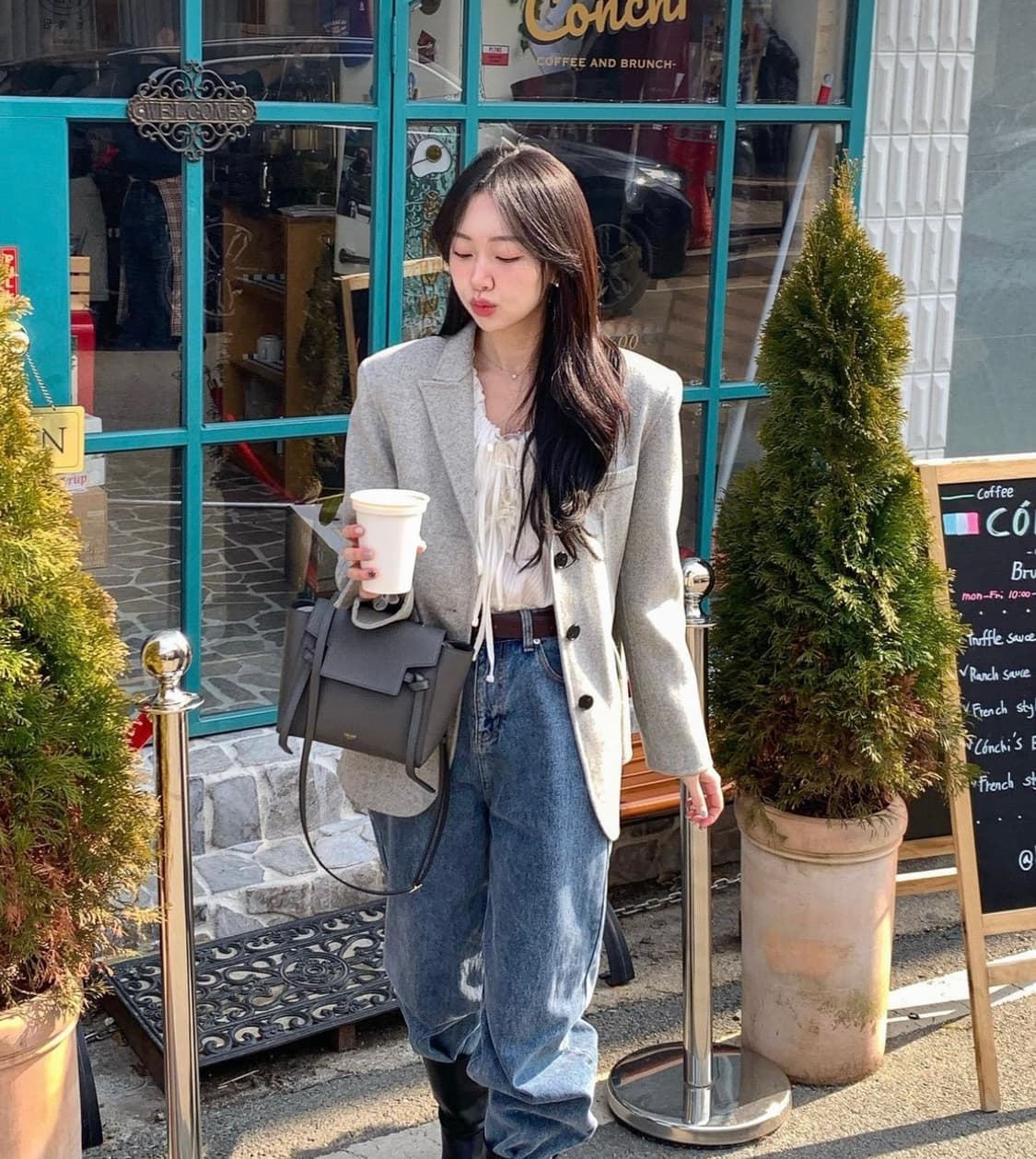 마크들리 울 핸드메이드 자켓 (신지인님 착용) 상품이미지4