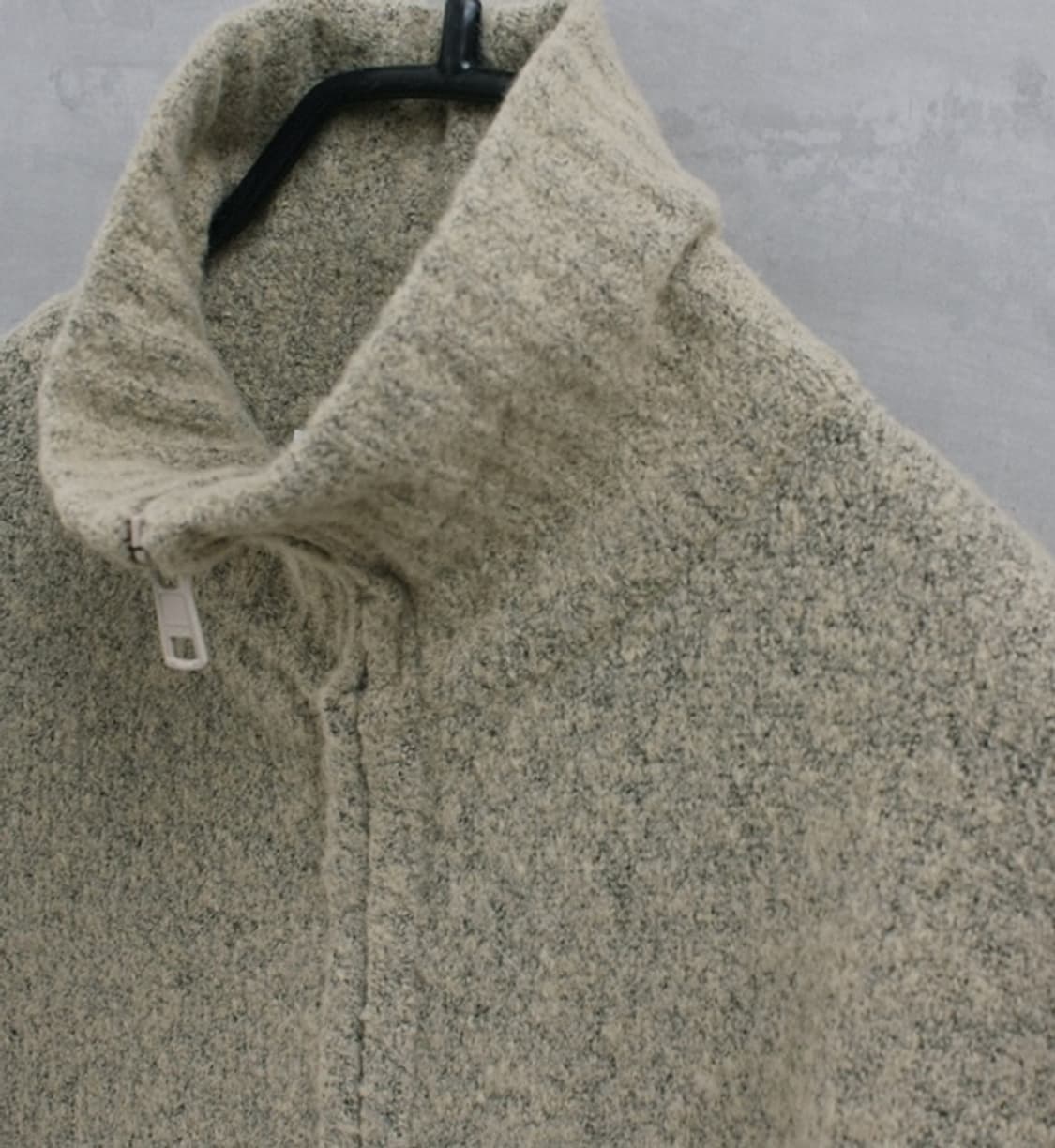 울 니트 후드집업 상품이미지3