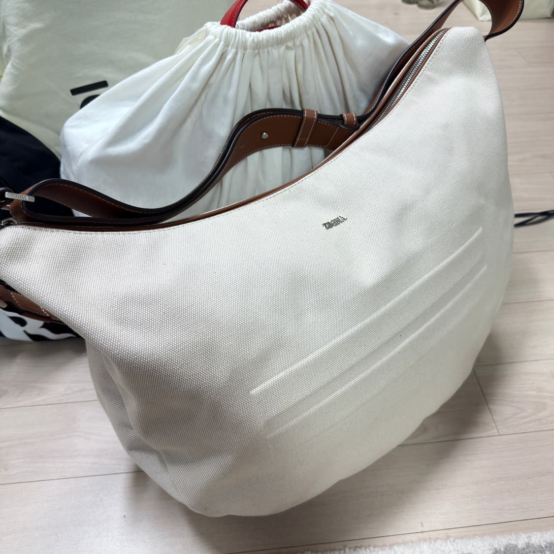 Zegna 제냐 파노라마 CANVAS 호보백 상품이미지4