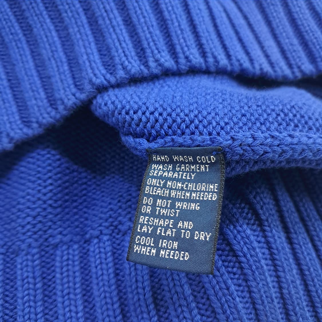 CN750 L 폴로 랄프로렌 블루 니트 조끼 베스트 상품이미지5