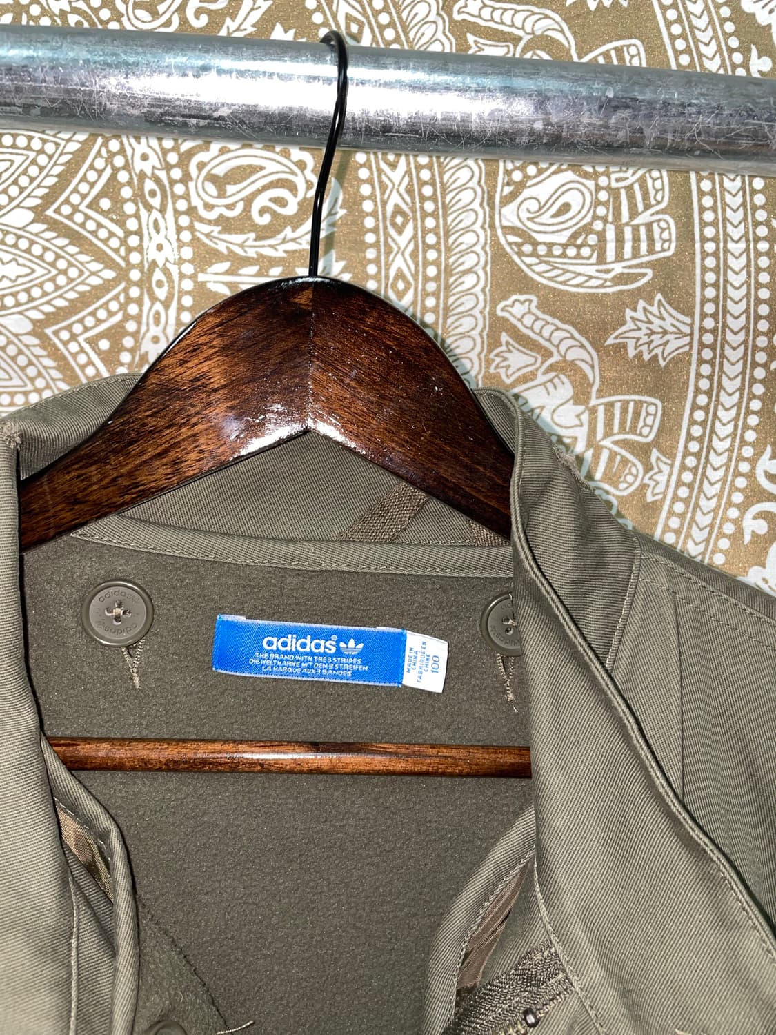 아디다스 내피 기모 파이어버드 야상점퍼  상품이미지5