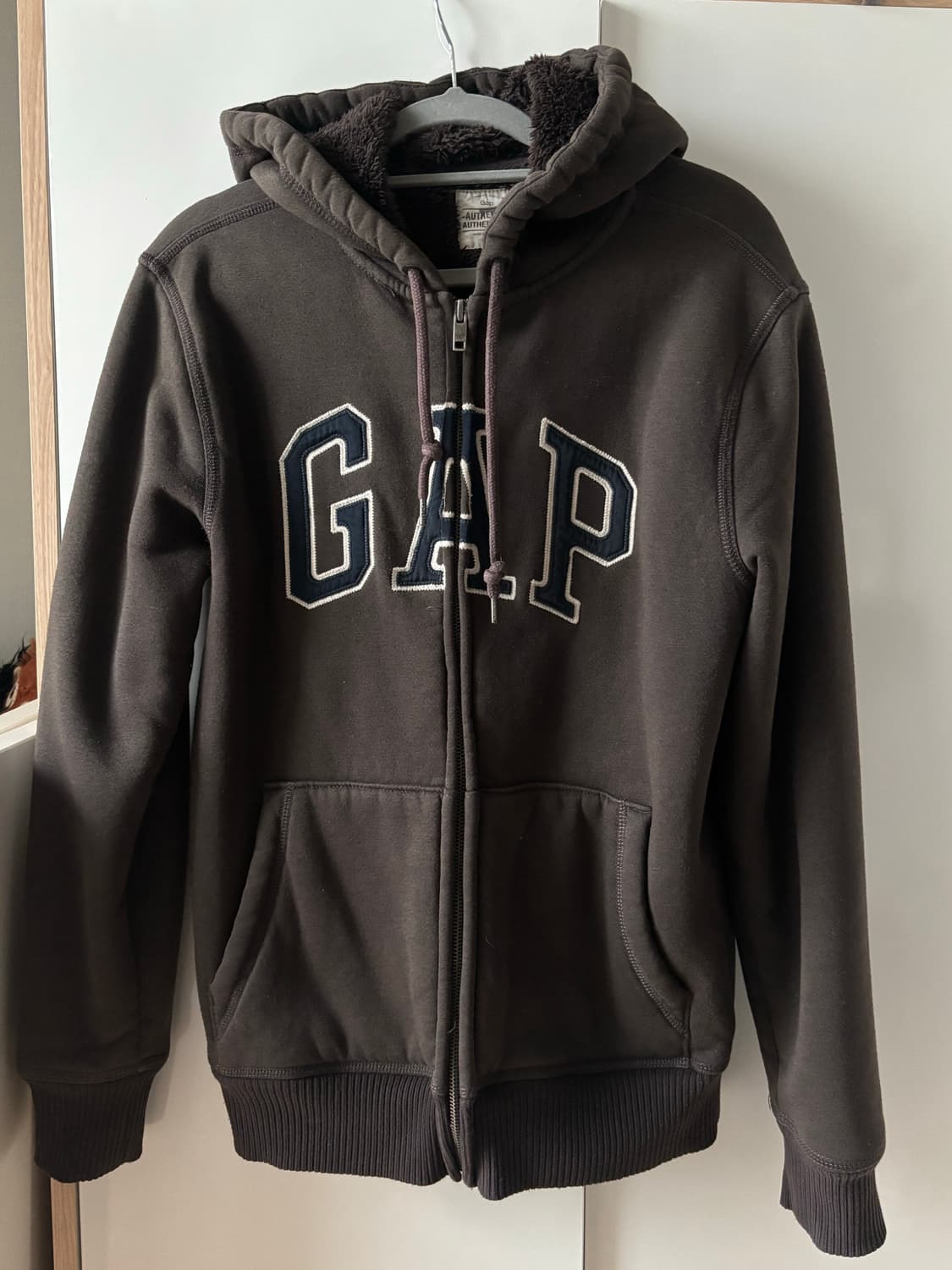 Gap 갭 브라운 울프죠 후드집업 상품이미지1