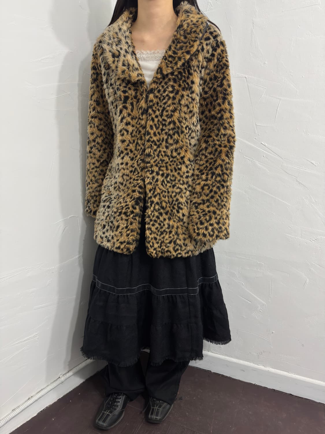 leopard fur coat 상품이미지2