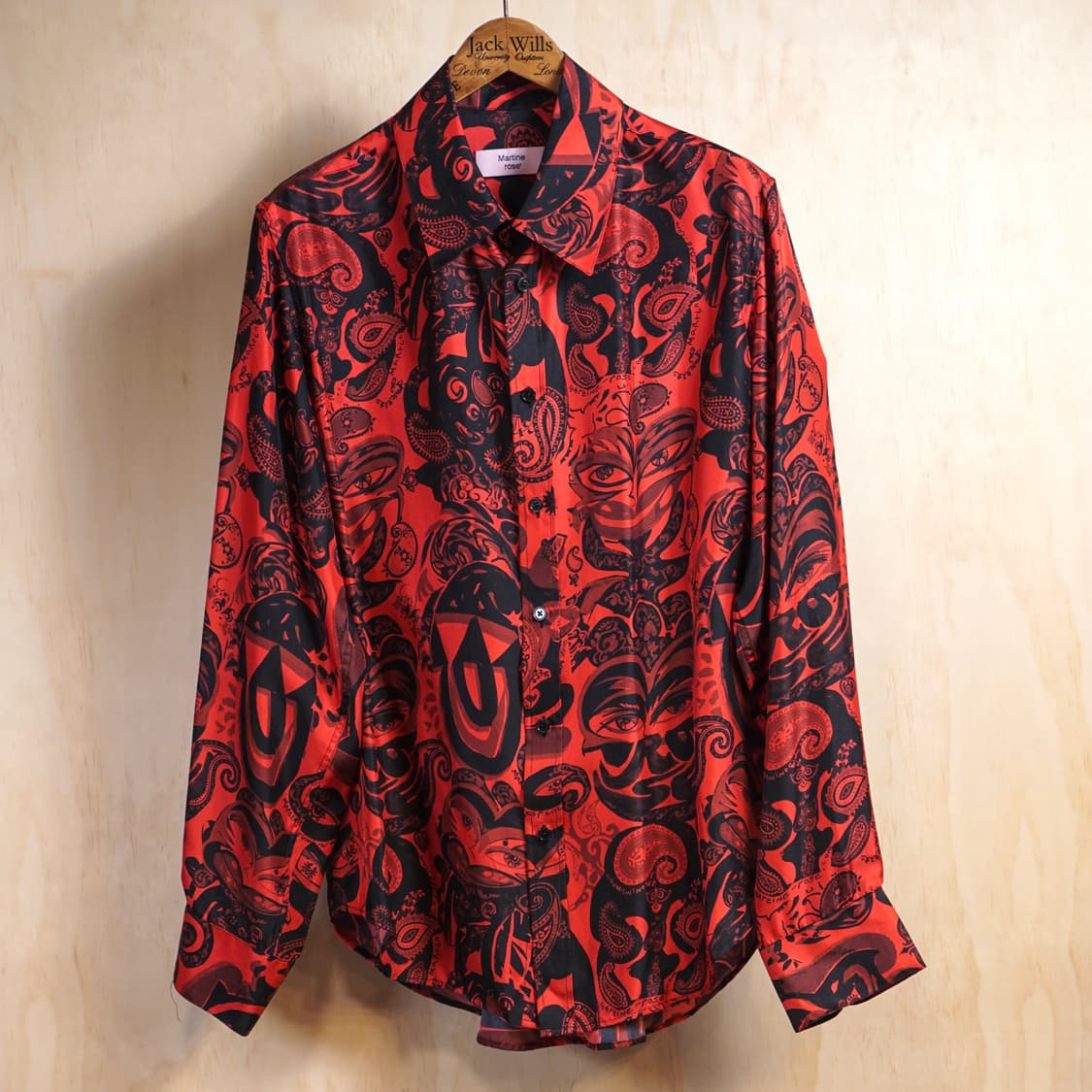 마틴로즈 23AW 클래식 실크 셔츠 상품이미지4