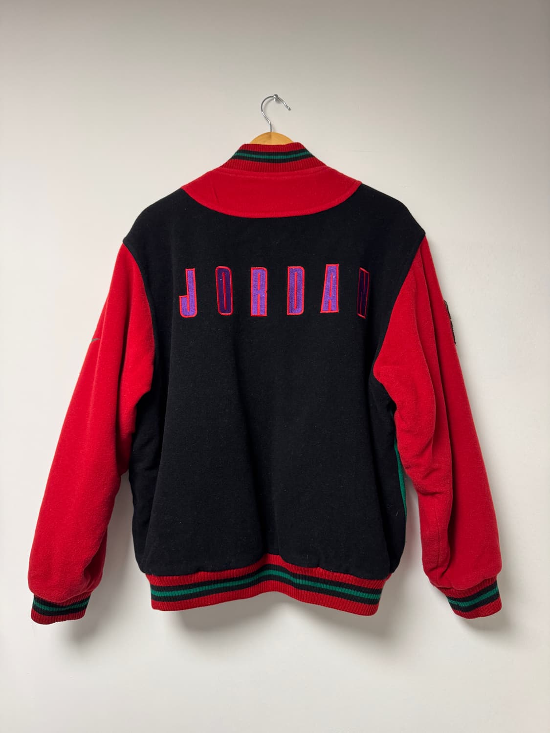 나이키 에어조던 울 바시티자켓 90s XL 상품이미지5