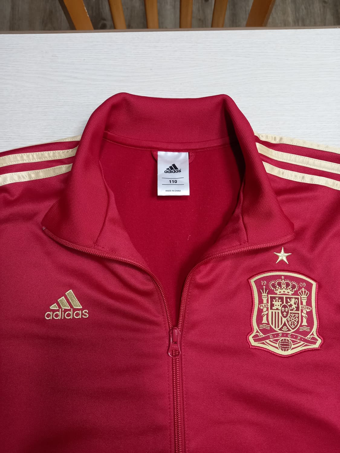 XL105 adidas 봄가을용 트레이닝상의 버건디 XL-466 상품이미지4