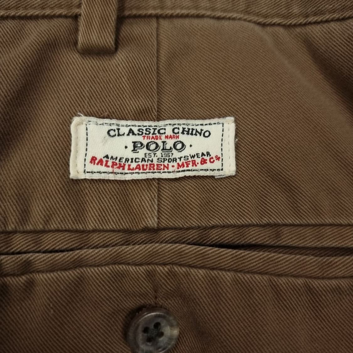 [폴로 랄프로렌] 빅사이즈 치노 팬츠 브라운 M19864 상품이미지6