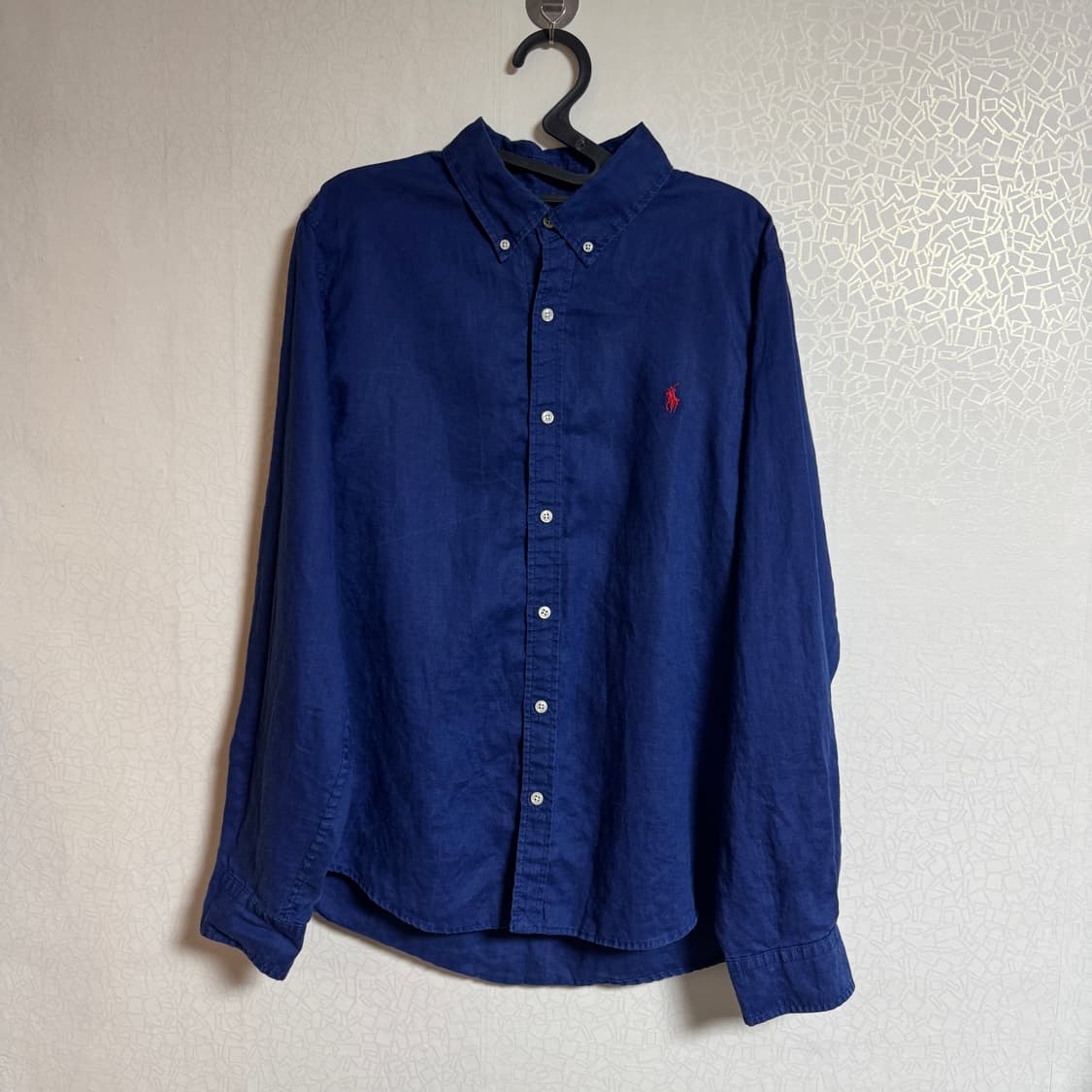 폴로 네이비 린넨셔츠 팝니다 상품이미지1