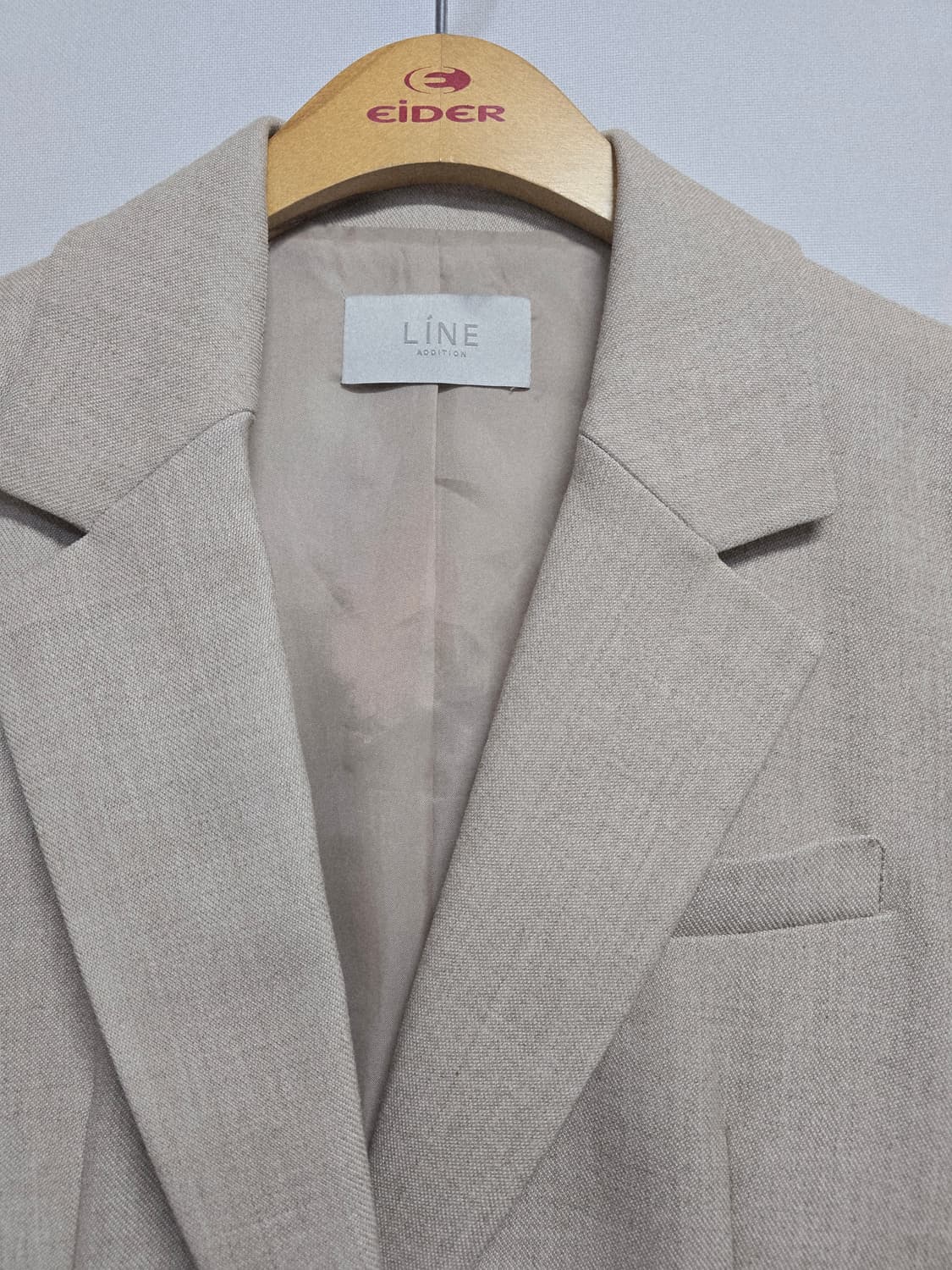 LINE 라인 베이지 자켓 상품이미지2