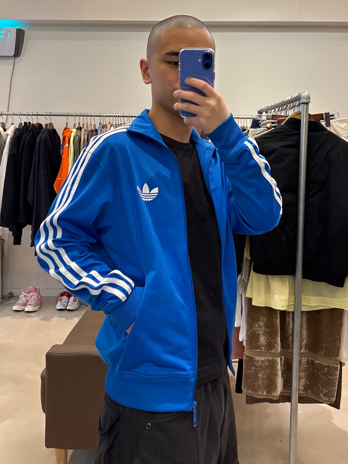 아디다스 파이어버드 트랙탑 블루 상품이미지7