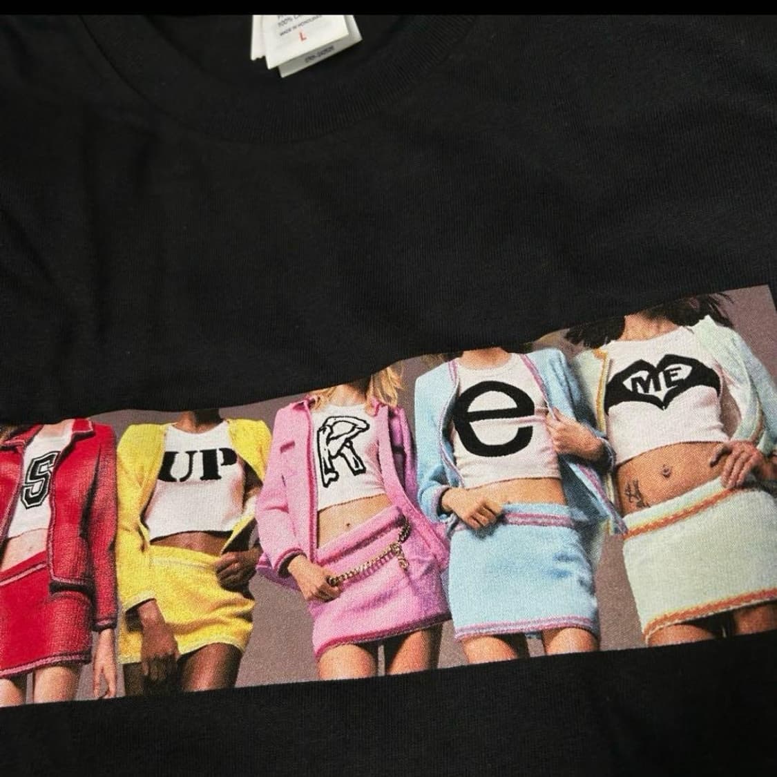 슈프림 girls tee black  상품이미지2