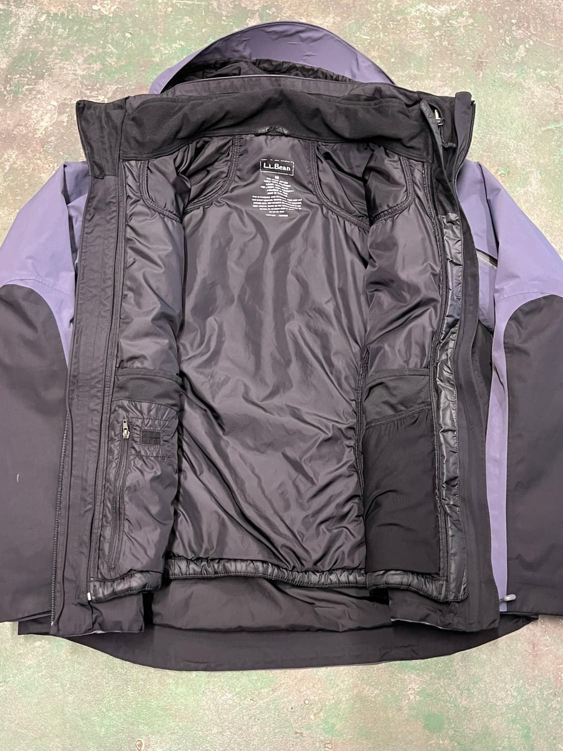 00's [M] 2in1 테크니컬 쉘 자켓 라이너 후드 하드쉘 세트 상품이미지7