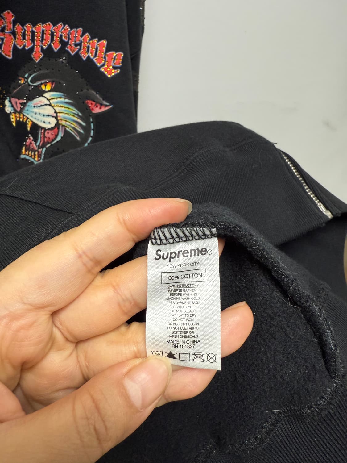 슈프림 PANTHER 팬서 후드집업 상품이미지3