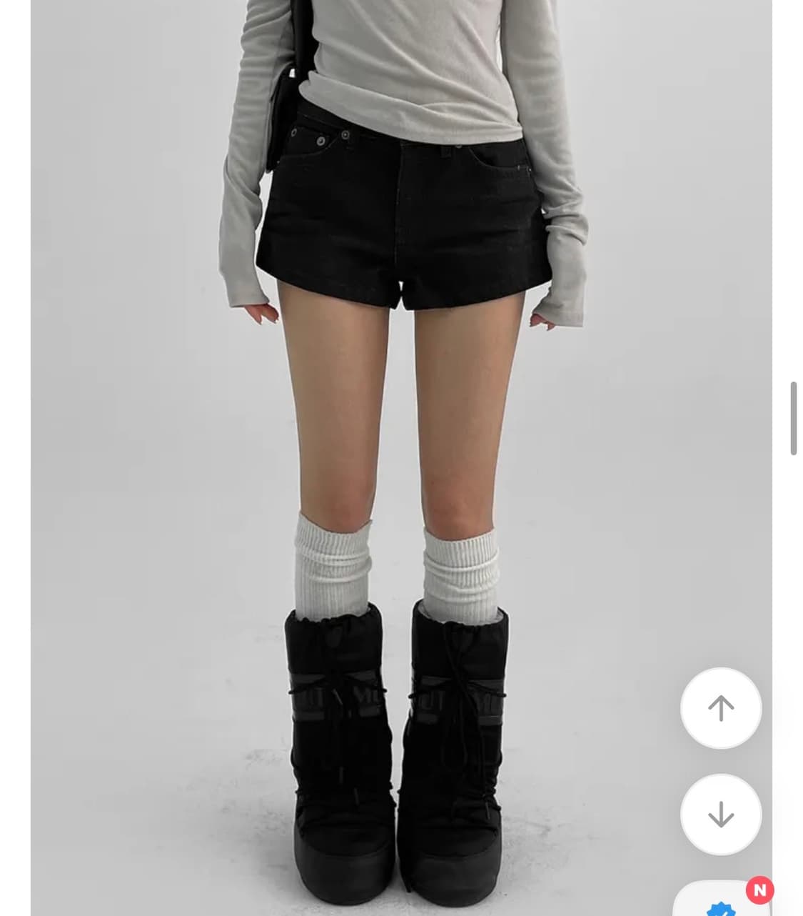 OOTJ 로우라이즈 숏팬츠 상품이미지1