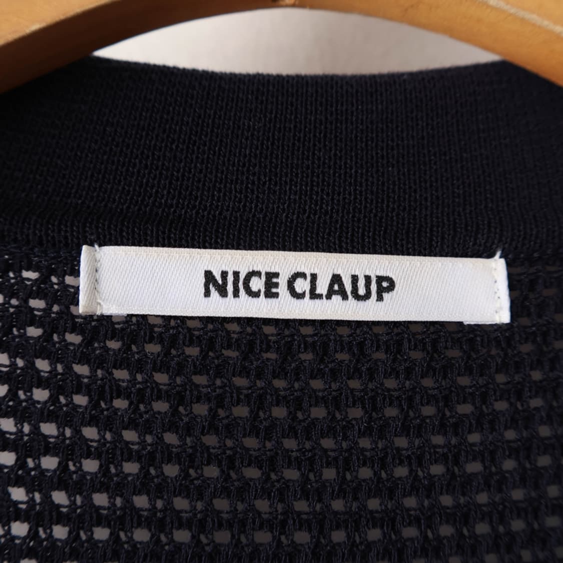 F/나이스클랍 스카시 카라 니트 가디건 상품이미지6