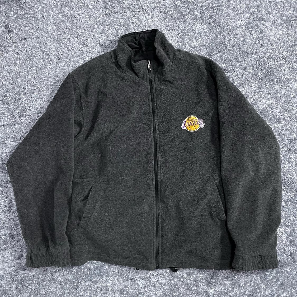 90-00s NBA G-III Lakers 리버시블 자 상품이미지7