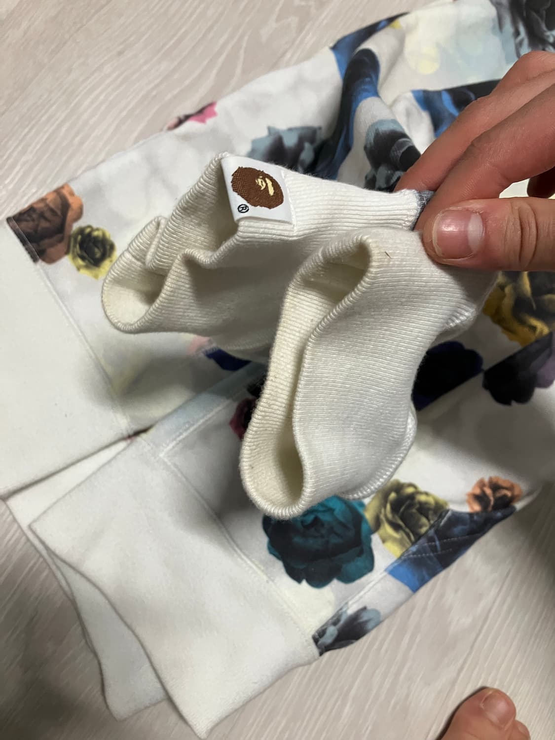 BAPE 베이프 플로랄 샤크 후드 집업 L 상품이미지2