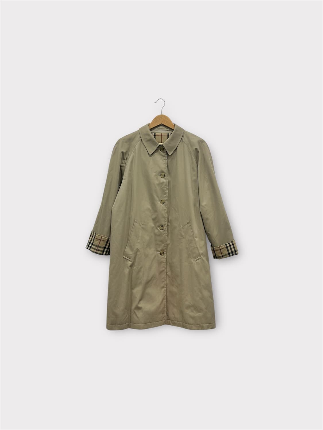 버버리 노바체크 싱글코트 트렌치코트 여성 66 상품이미지1