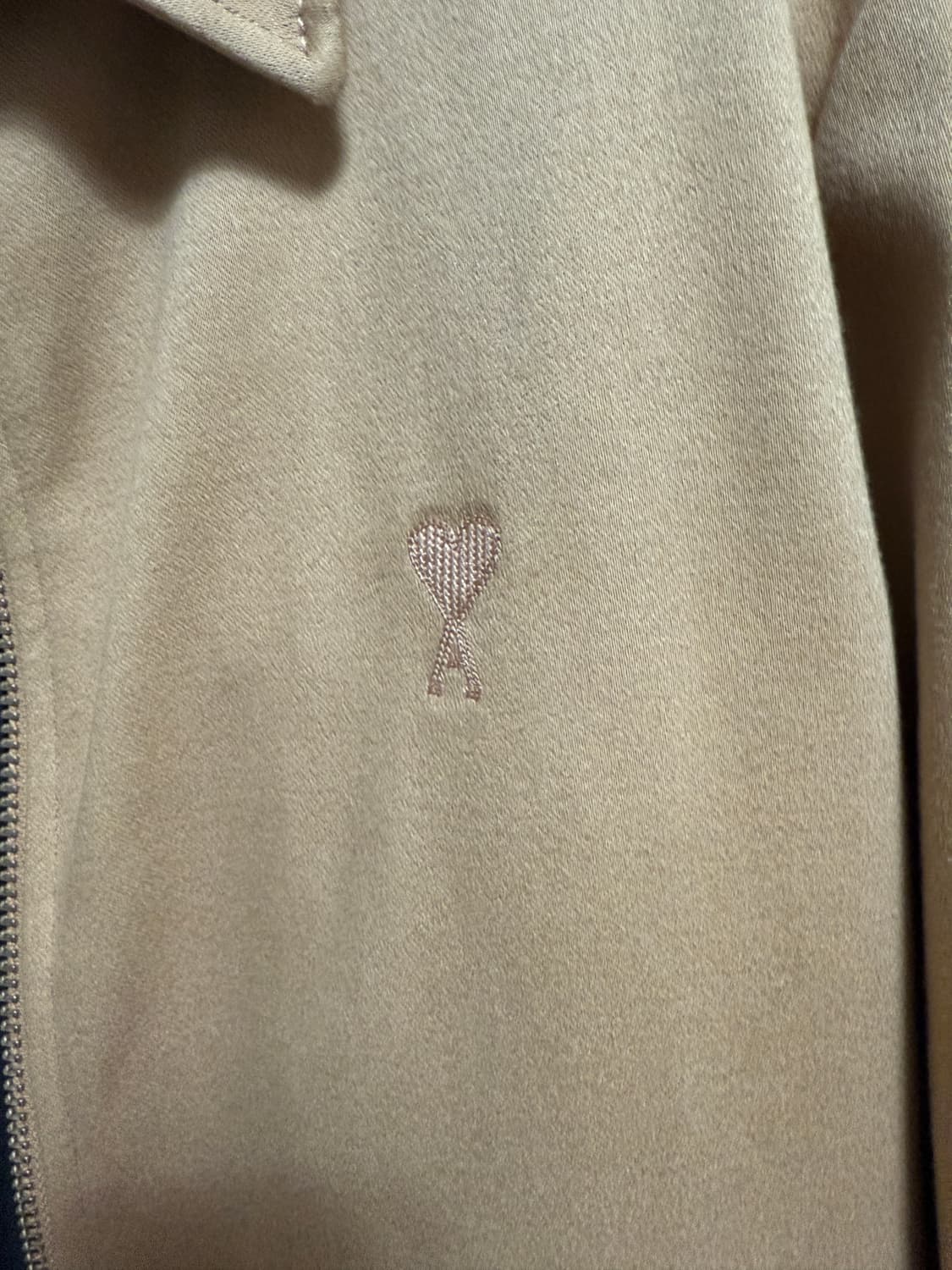 [정품] 아미 하트로고 스웨이드 가죽 자켓 상품이미지2