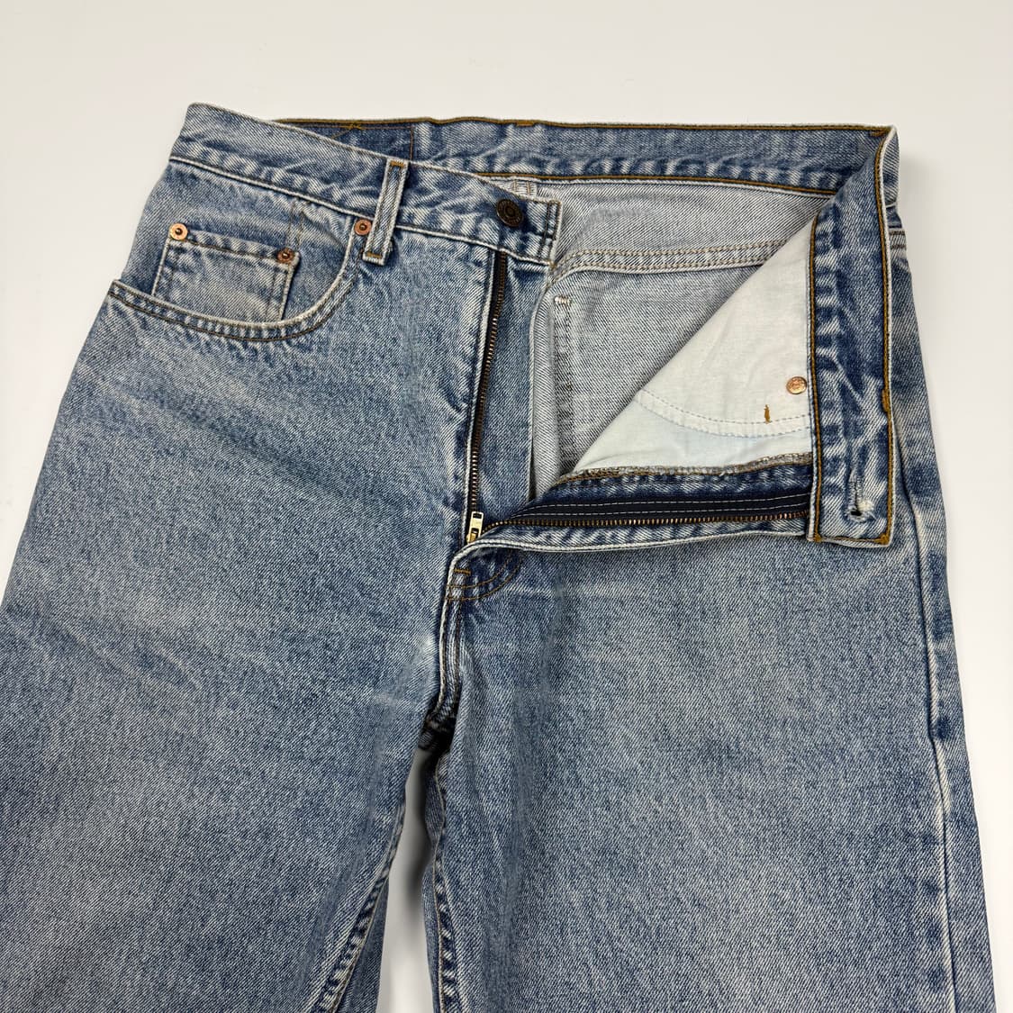 (32) 90s USA Made 리바이스 오렌지탭 615 데님 팬츠 상품이미지5