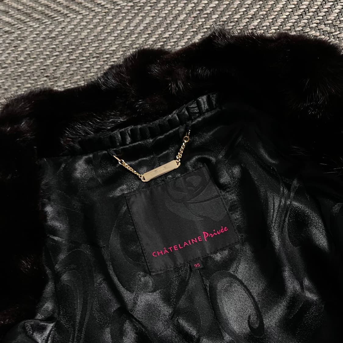 chatelaine 아카이브 우먼스 밍크 자켓 브라운y 4267 상품이미지6