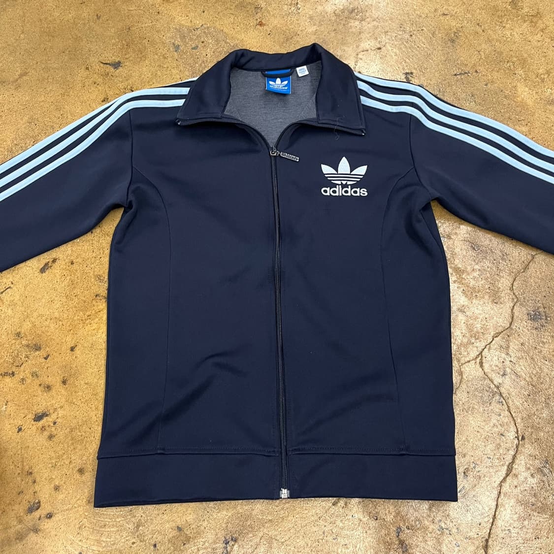 아디다스 네이비 하늘 유로파 져지 트랙탑 100 상품이미지3