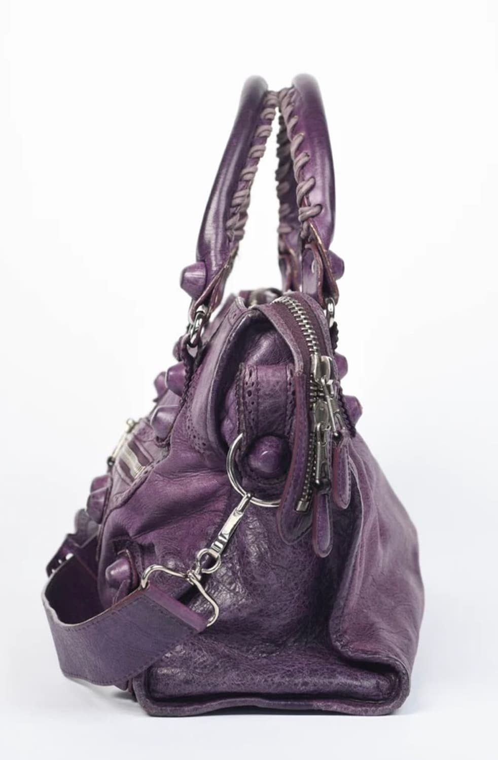 2010s 발렌시아가 퍼플 자이언트 모터백 정품 상품이미지2