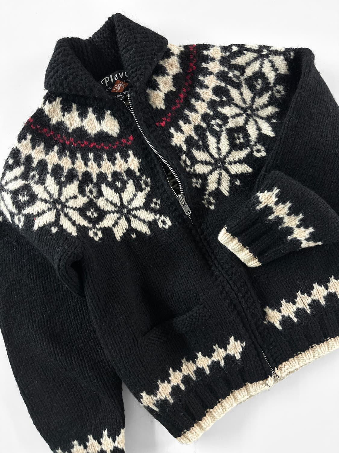 빈티지 눈꽃 코위찬 스웨터  상품이미지1