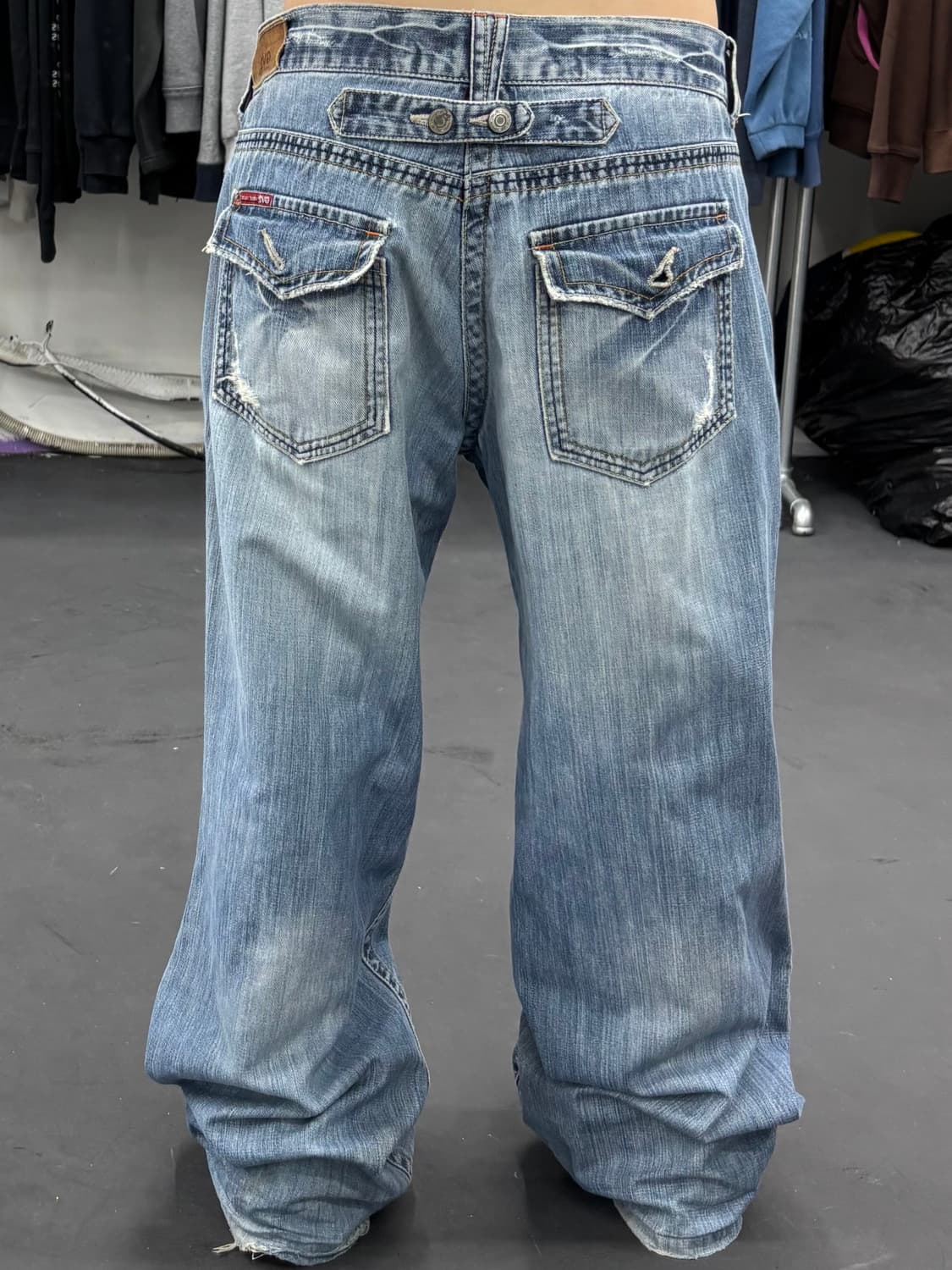 GV2 그런지 워시드 데님팬츠 상품이미지4