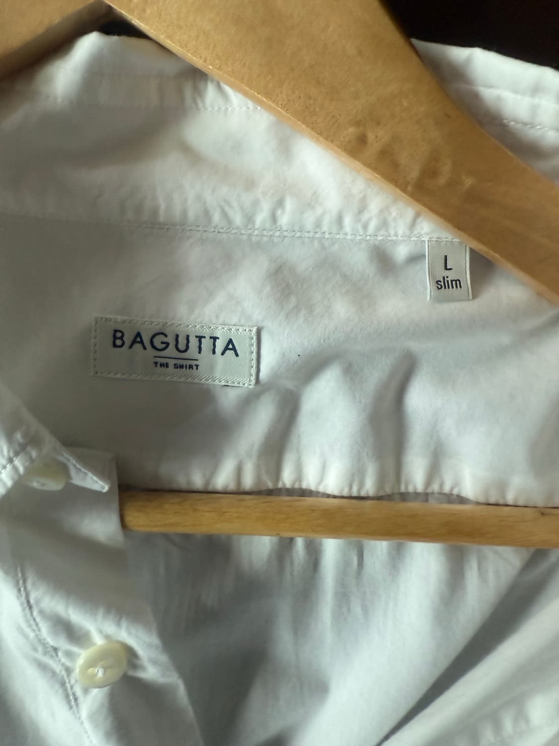 Bagutta 바구타 화이트 옥스포드셔츠 L slim fit 상품이미지4