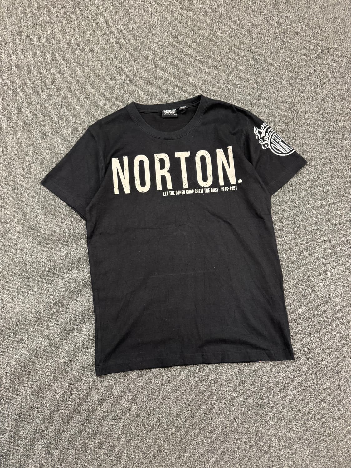 M)Norton 빈티지 프린팅 여성 반팔 상품이미지1