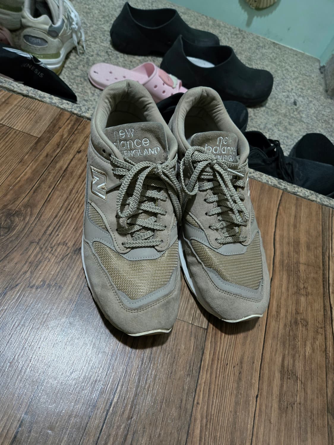 뉴발란스 1500 베이지 스니커즈 ENGLAND 290 295 10.5D 상품이미지2