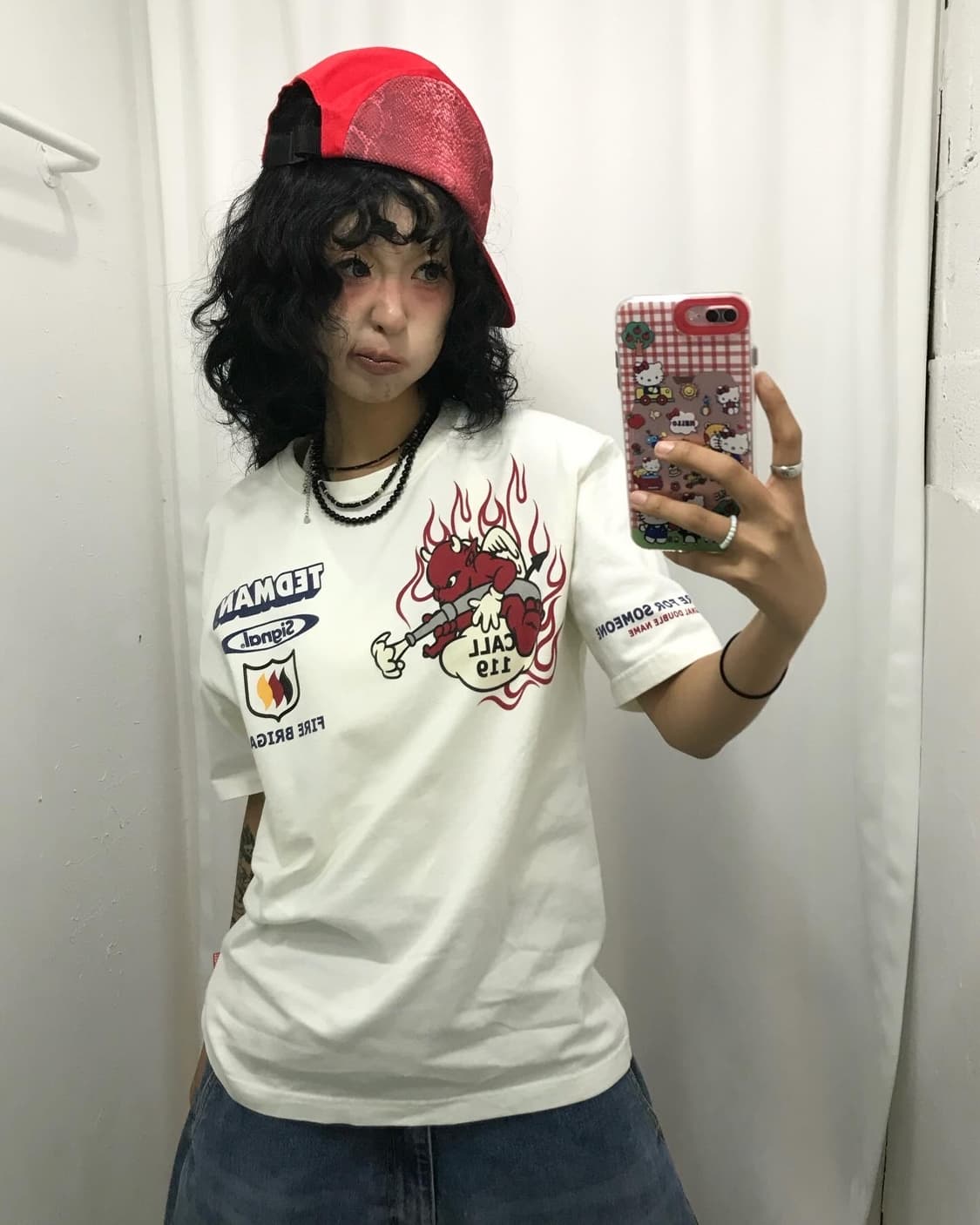 Ted Company Devil Printing T-shirt 상품이미지3