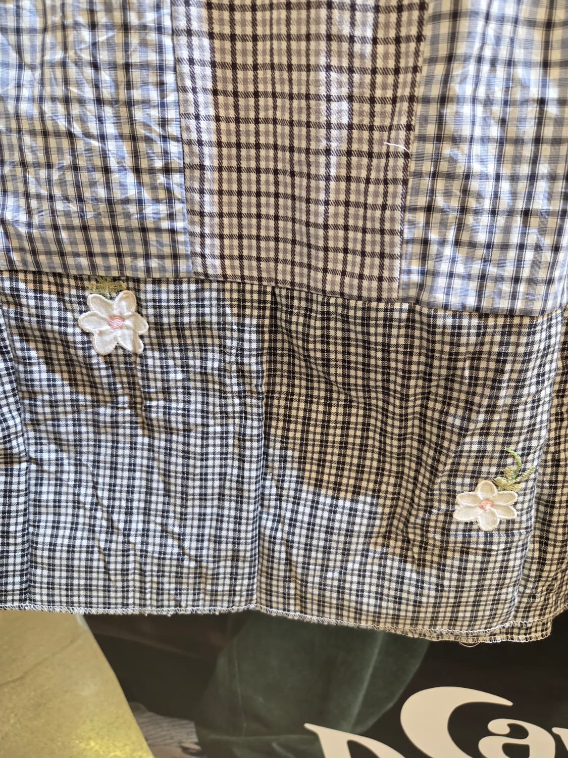 [MADE] 체크캉캉 롱 패치스커트🤍 상품이미지3