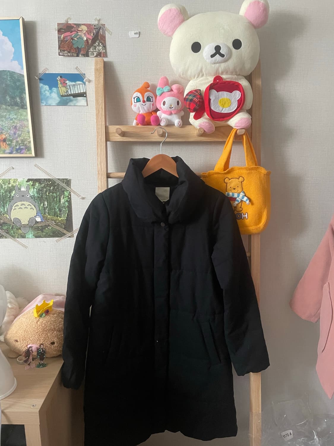 모리걸 빈티지 어스뮤직 롱패딩 상품이미지1