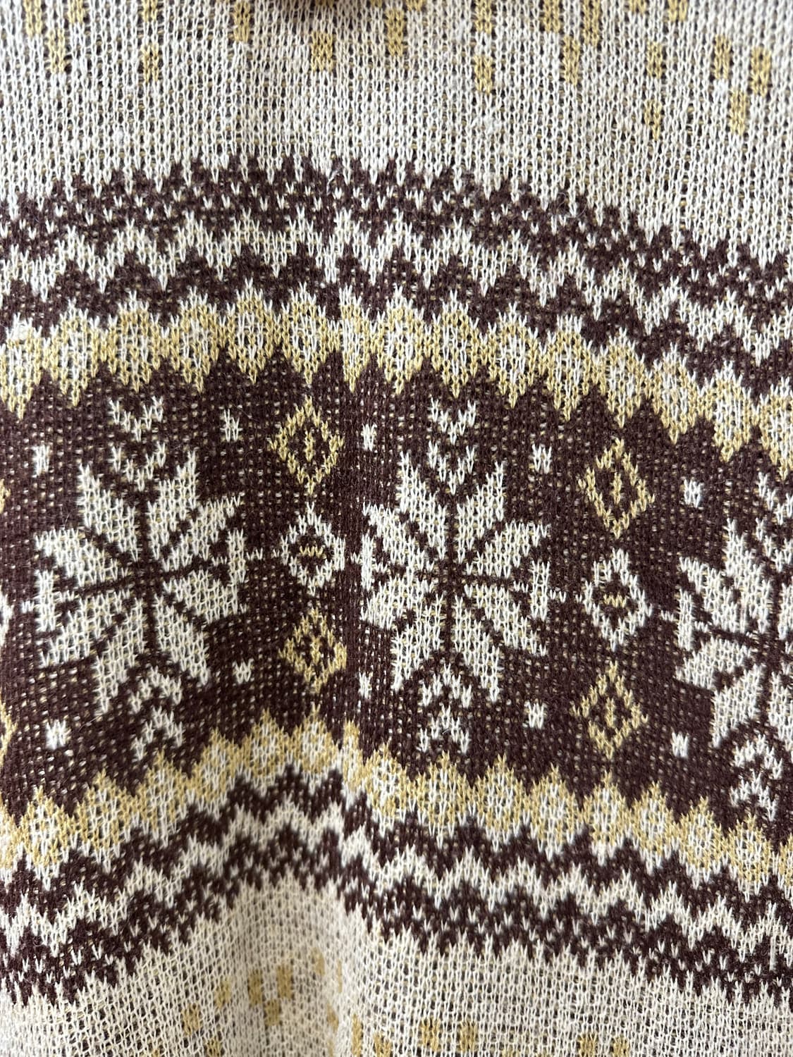 빈티지 노르딕 눈꽃 후드 니트 원피스 상품이미지4