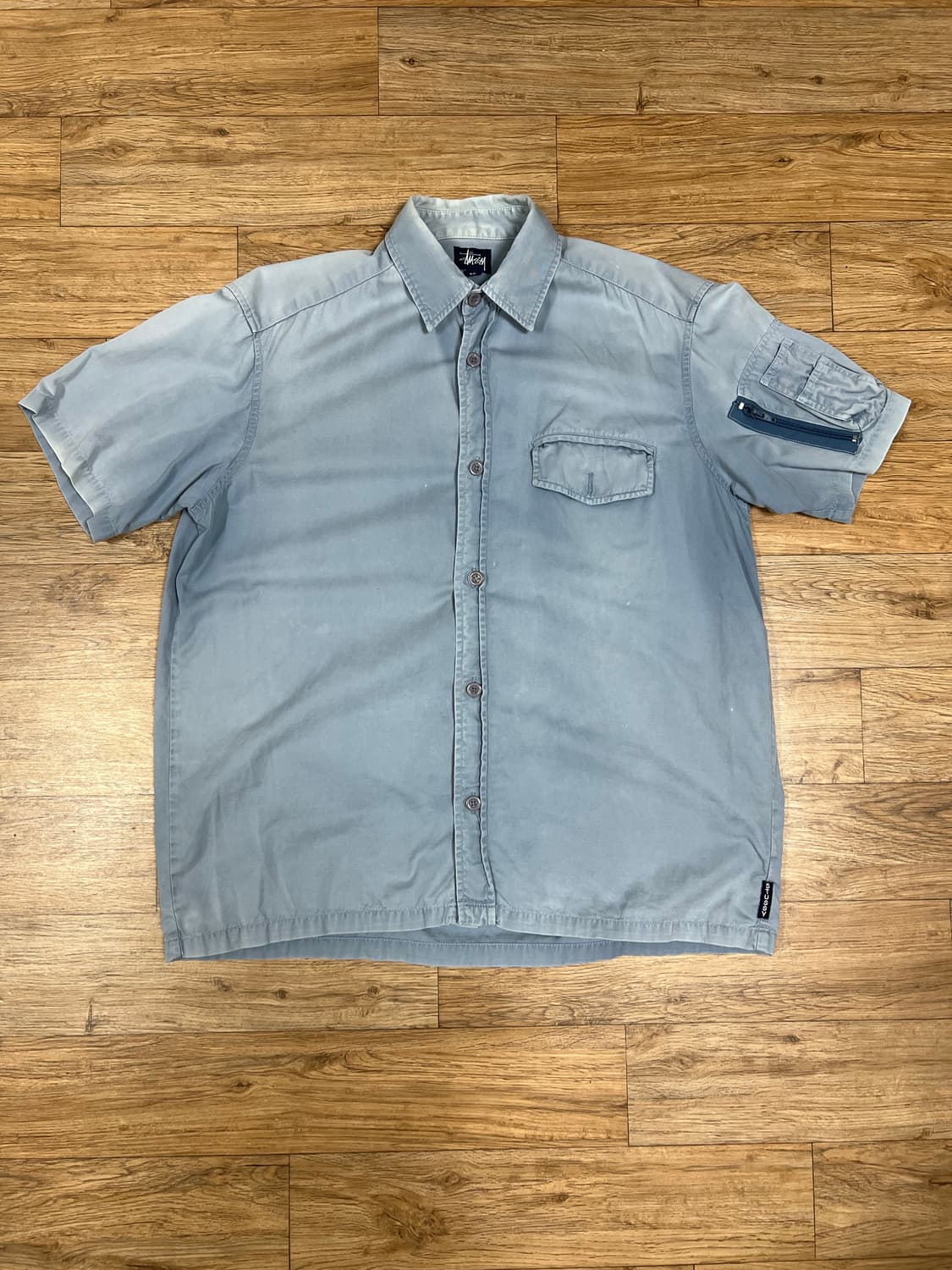 Rare) 90s stussy 반팔 셔츠 상품이미지1