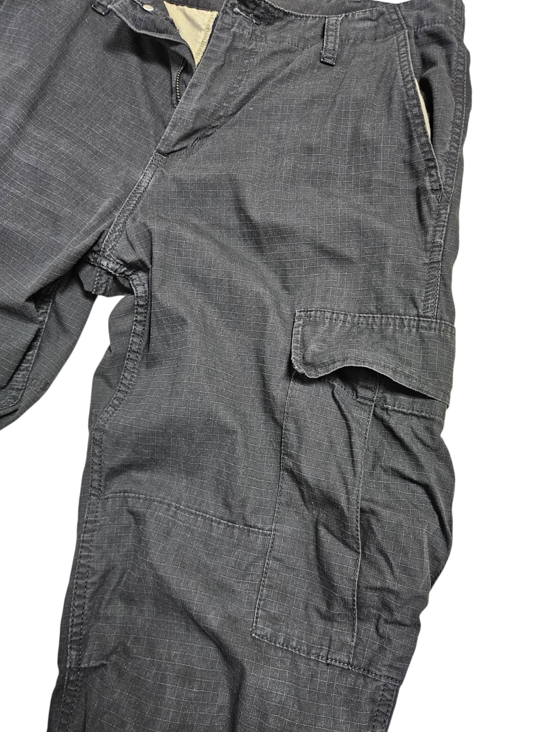 칼하트 립스탑 카고팬츠 블랙 32x32 상품이미지4