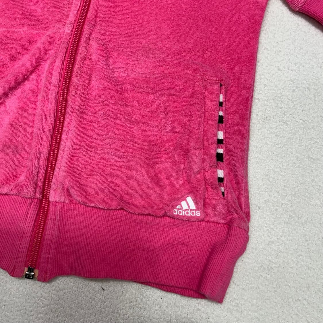 Adidas 00’s pink hood zip-up 상품이미지5