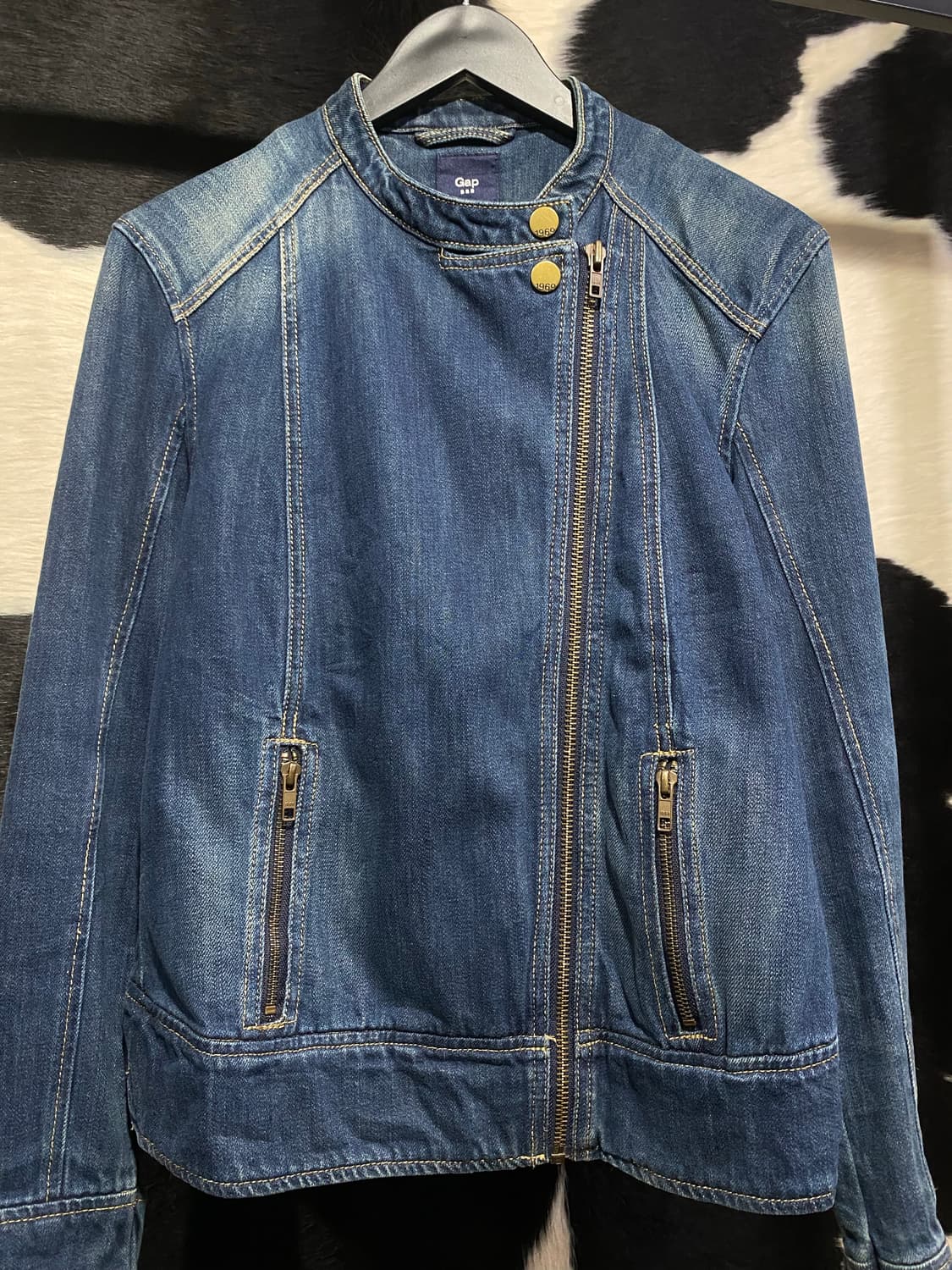 Gap 워싱 디테일 데님 라이더 상품이미지3