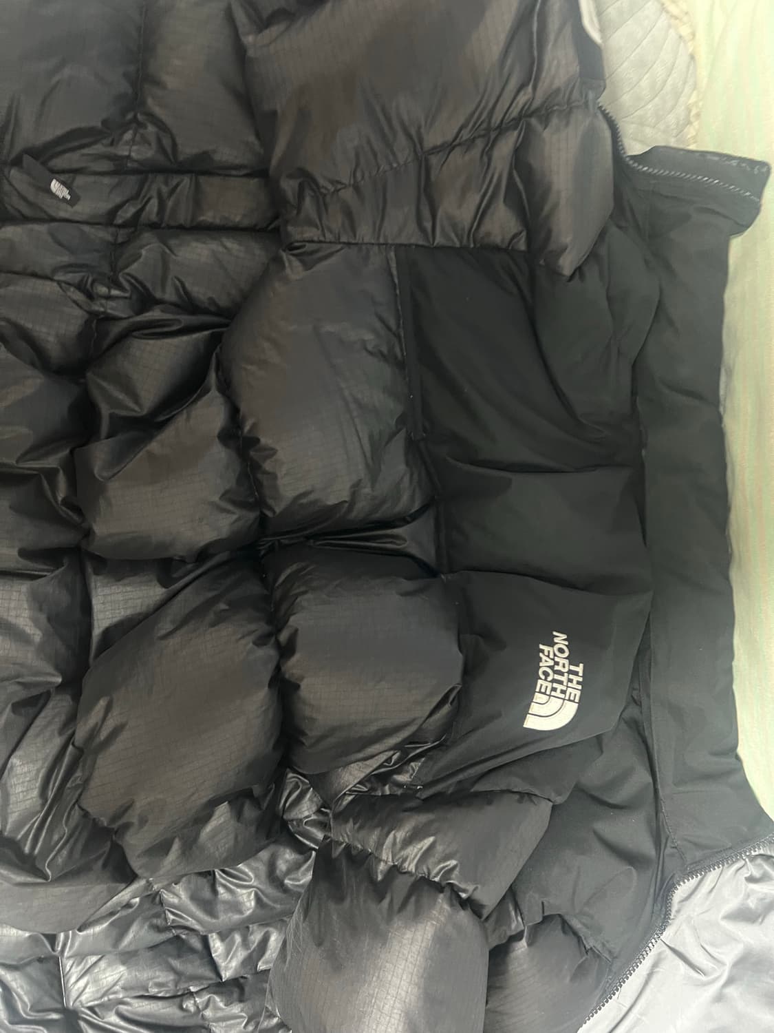 노스페이스 눕시 패딩 유광 화이트라벨 노밸티 패딩 상품이미지1