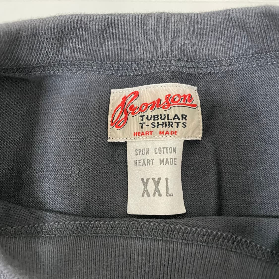 브론슨 루프휠 튜블라 티셔츠 빈티지 블랙 XXL 상품이미지4