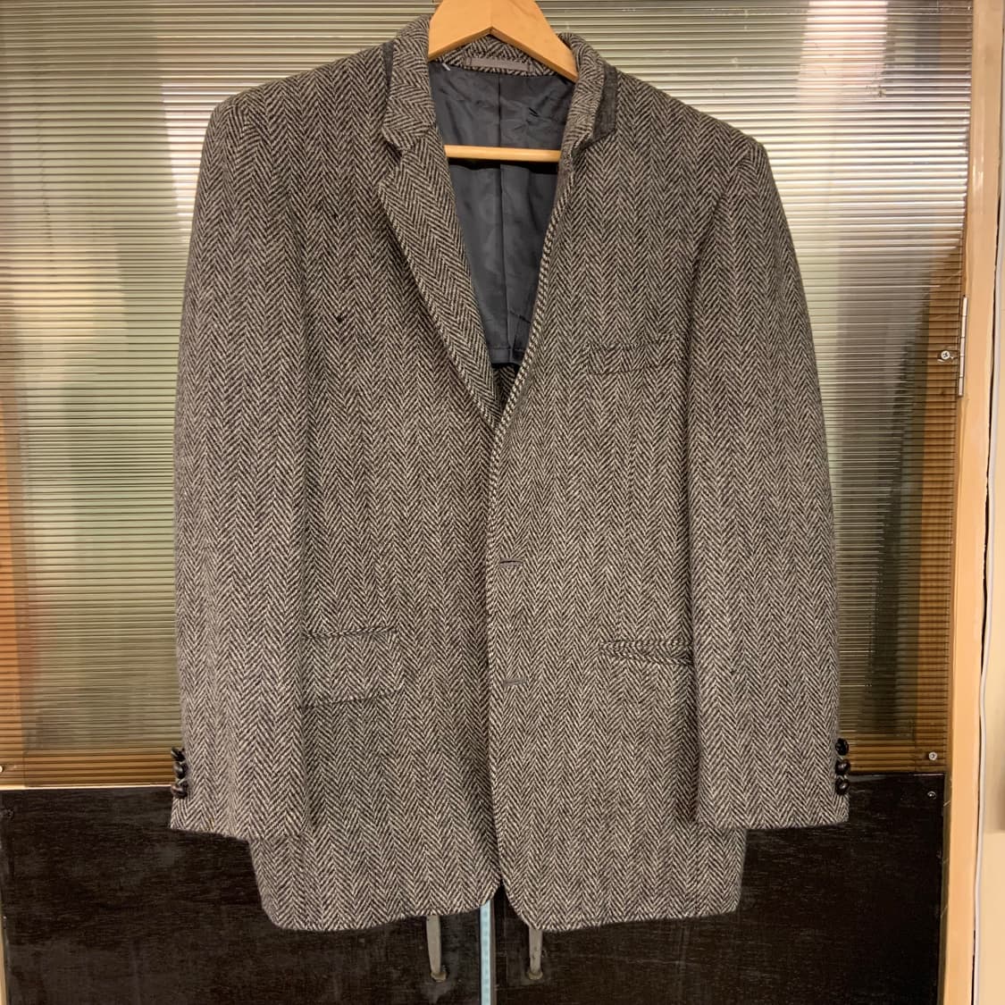 일본 빈티지 헤링본 투버튼자켓 상품이미지1