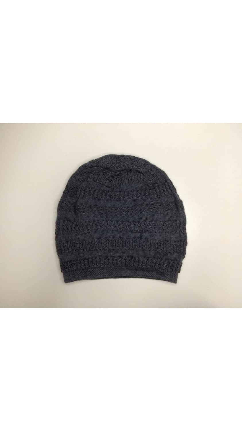 빈티지 차콜 리버시블 뜨개 비니 상품이미지1